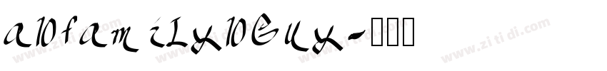 a family Guy字体转换